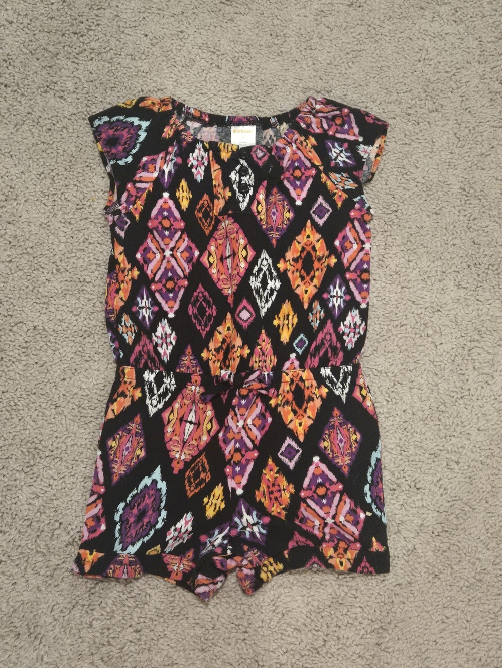 Gymboree Geometric Print Girls Romper Size 3t